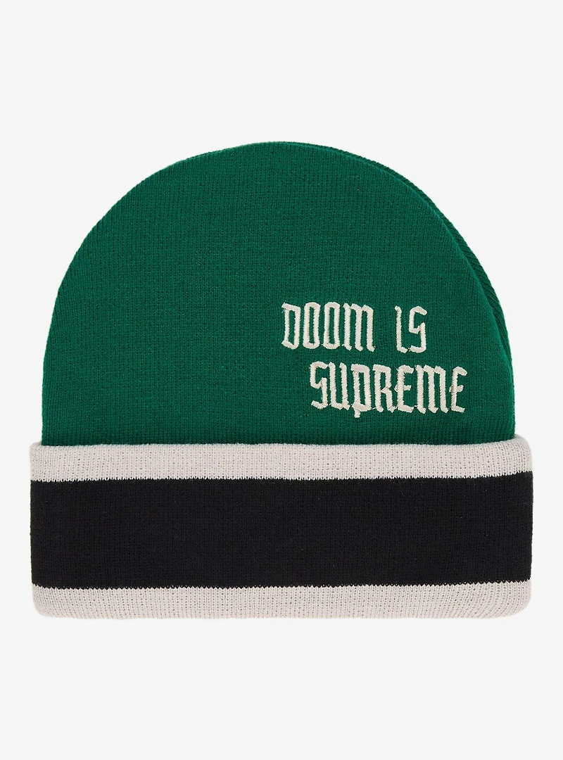 Marvel Dr. Doom Embroidered Patch Beanie - BoxLunch Exclusive
