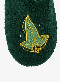 The Lord of Rings Leaf Lórien Sherpa Slippers - BoxLunch Exclusive