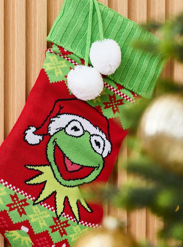 Disney The Muppets Kermit Knit Stocking - BoxLunch Exclusive