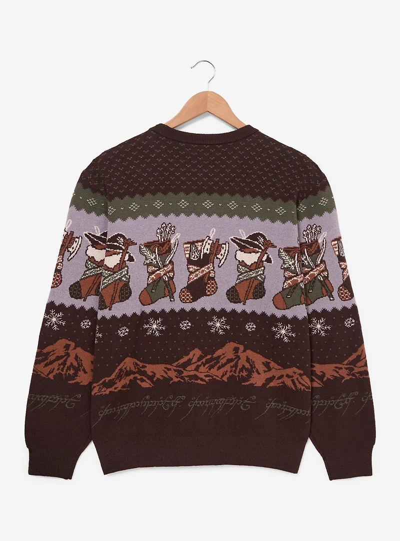 the Lord of Rings Stockings Holiday Sweater - BoxLunch Exclusive