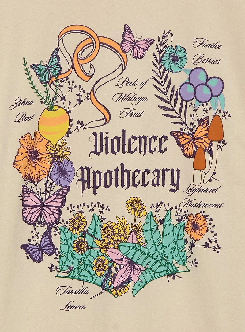 Fourth Wing Violence Apothecary Women's T-Shirt - BoxLunch Exclusive