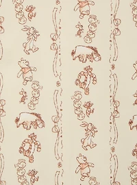 Disney Winnie the Pooh Toile Waffle Knit Women's Plus Long Sleeve T-Shirt - BoxLunch Exclusive