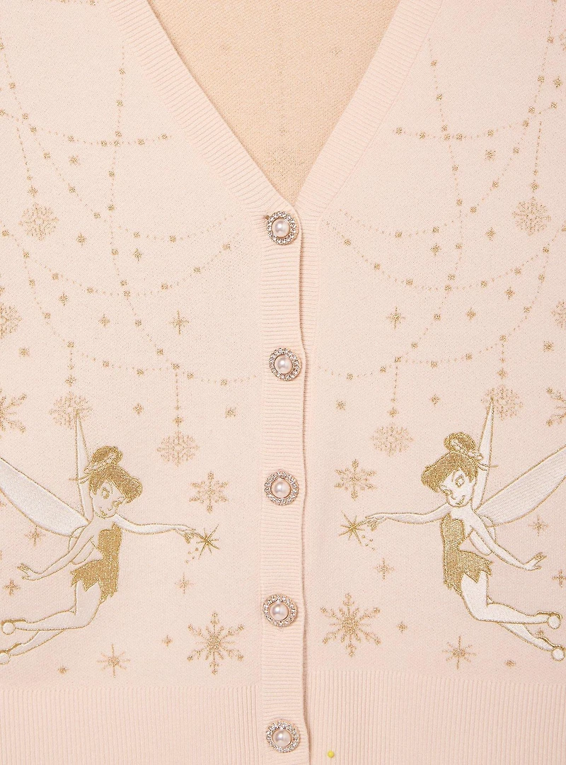 Disney Peter Pan Tinker Bell Women's Holiday Cardigan - BoxLunch Exclusive