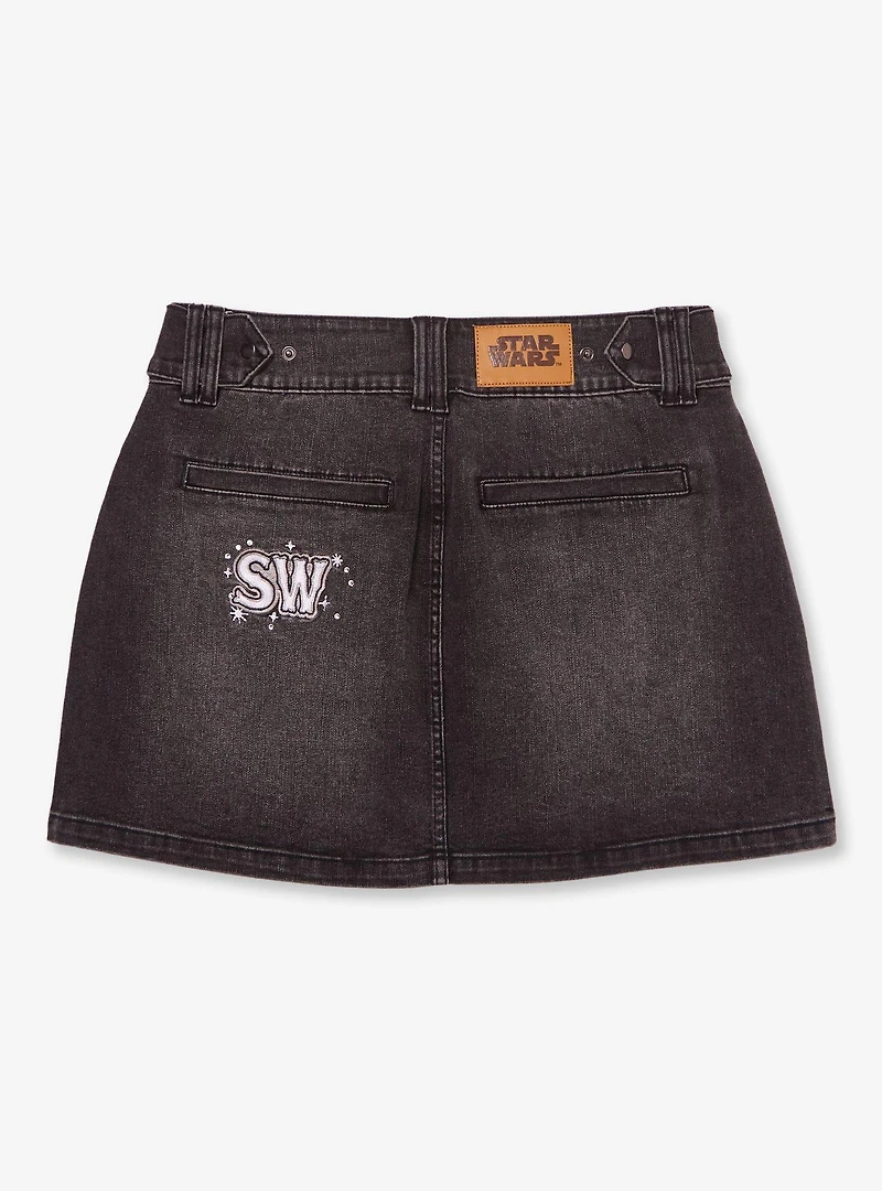 Star Wars Rebel Rhinestones Denim Mini Skirt - BoxLunch Exclusive