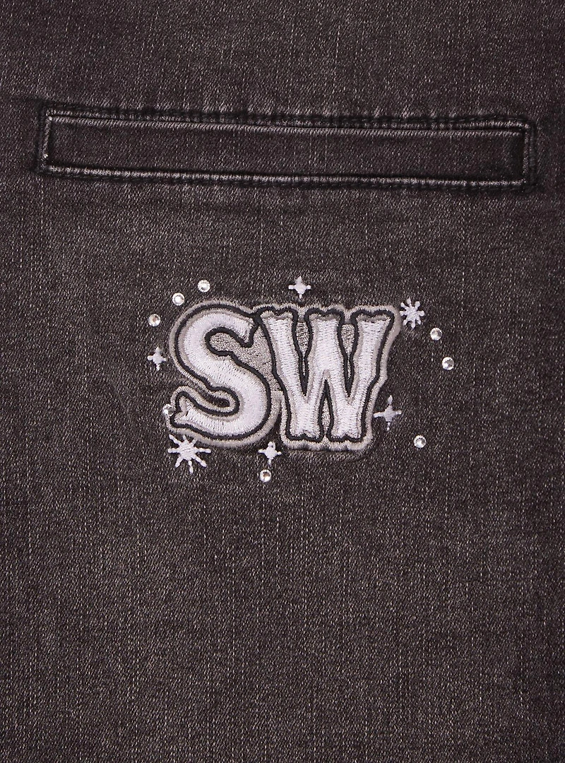 Star Wars Rebel Rhinestones Denim Mini Skirt - BoxLunch Exclusive