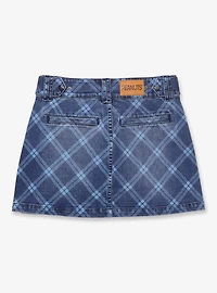 Peanuts Snoopy Joe Cool Varsity Denim Mini Skirt - BoxLunch Exclusive