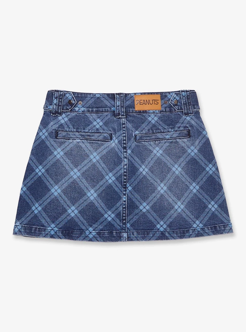 Peanuts Snoopy Joe Cool Variety Plus Denim Mini Skirt - BoxLunch Exclusive