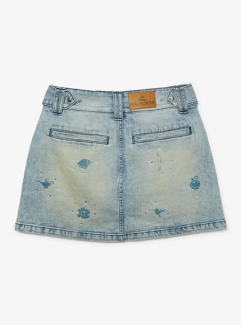 Disney Princess Icons Women's Washed Denim Skirt - BoxLunch Exclusive