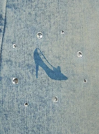 Disney Princess Icons Women's Plus Washed Denim Skirt - BoxLunch Exclusive