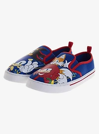 Sonic The Hedgehog Boys' Canvas Slip-On Sneakers