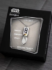 Star Wars X RockLove Ahsoka Tano Kyber Crystal Necklace