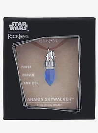 Star Wars X RockLove Anakin Skywalker Kyber Crystal Necklace