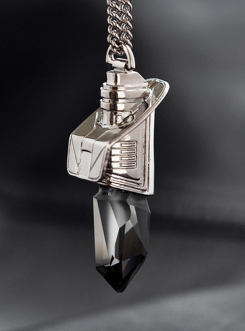 Star Wars X RockLove Darksaber Kyber Crystal Necklace