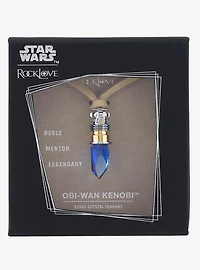Star Wars X RockLove Obi-Wan Kenobi Kyber Crystal Necklace