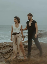 Star Wars X RockLove Rey Kyber Crystal Necklace