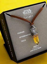 Star Wars X RockLove Rey Kyber Crystal Necklace