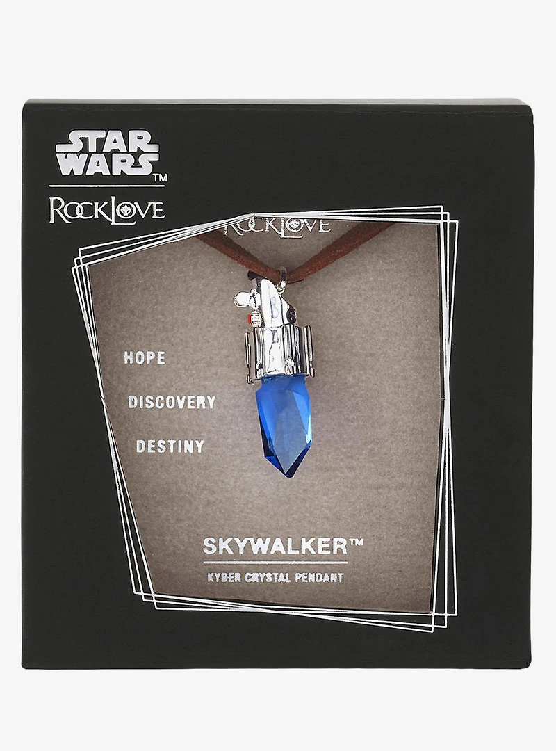 Star Wars X RockLove Skywalker Legacy Kyber Crystal Necklace