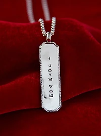 Star Wars X RockLove Galactic Forge I Love You Necklace (Brass)