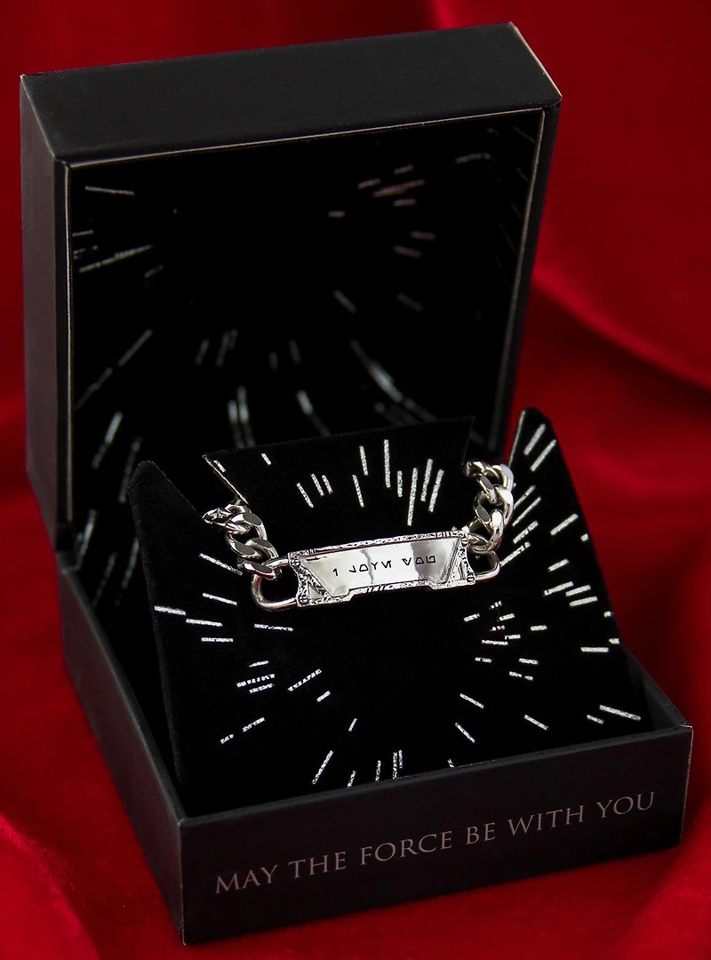 Star Wars X RockLove Galactic Forge I Love You Bracelet (Brass)