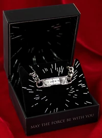 Star Wars X RockLove Galactic Forge I Love You Bracelet (Brass)