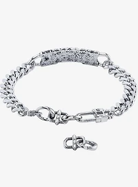 Star Wars X RockLove Galactic Forge I Love You Bracelet (Brass)