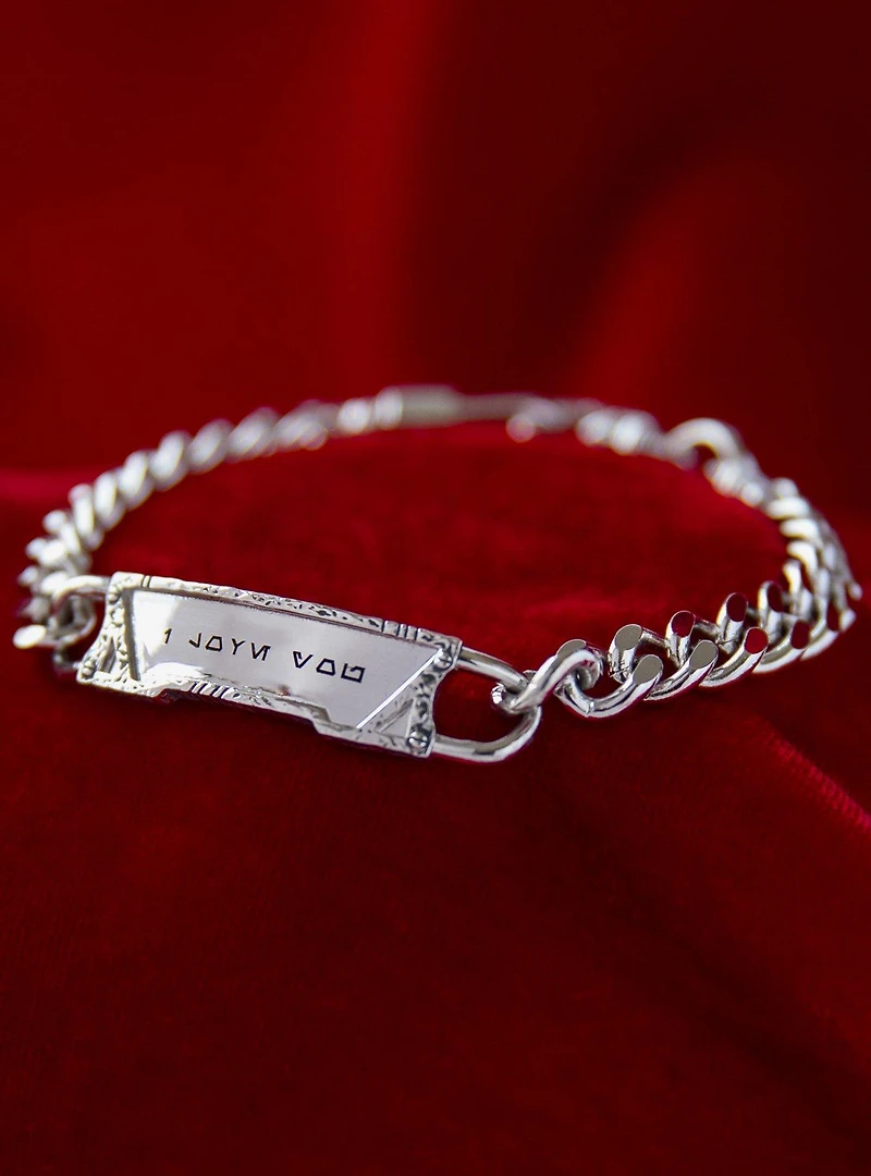 Star Wars X RockLove Galactic Forge I Love You Bracelet (Brass)