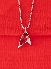 Star Trek X RockLove Crystal Delta Pendant - Red