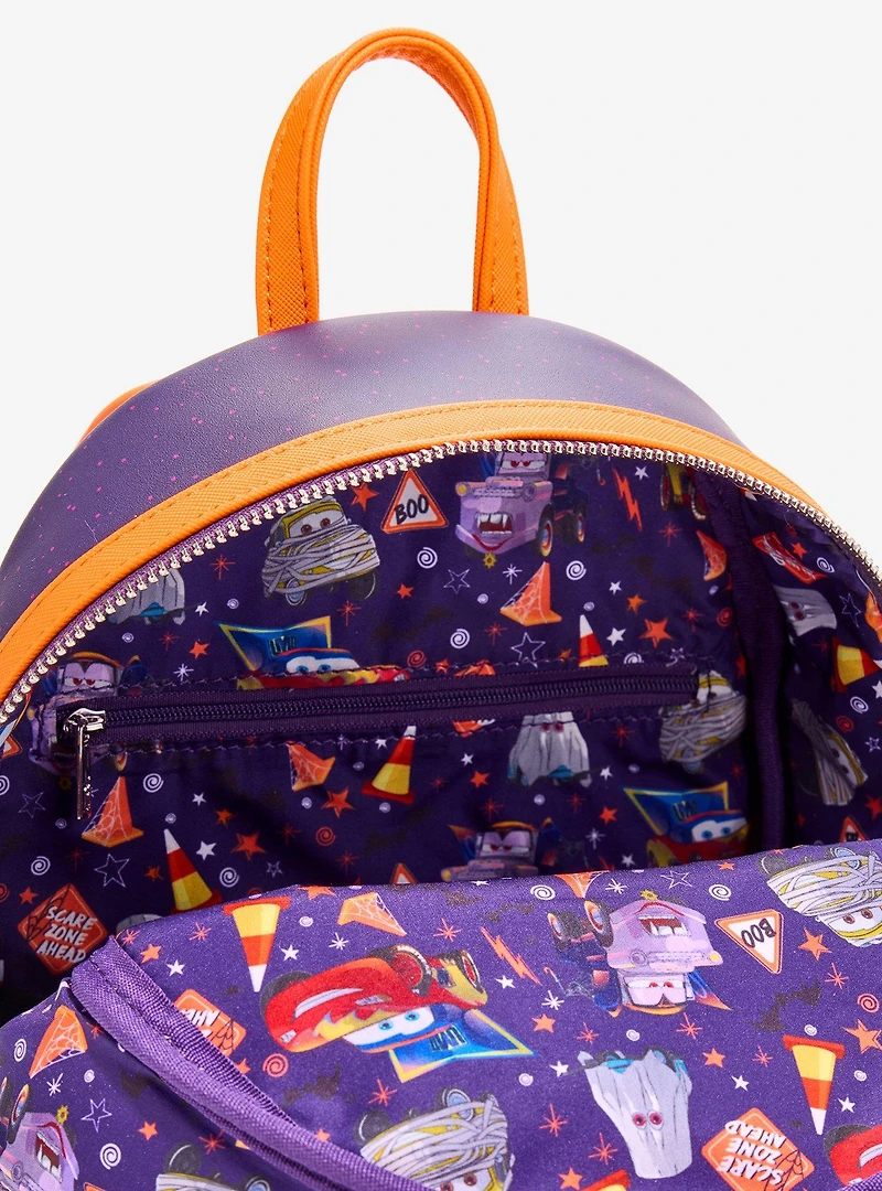 Loungefly Disney Pixar Cars Halloween Costumes Glow-in-the-Dark Mini Backpack - BoxLunch Exclusive