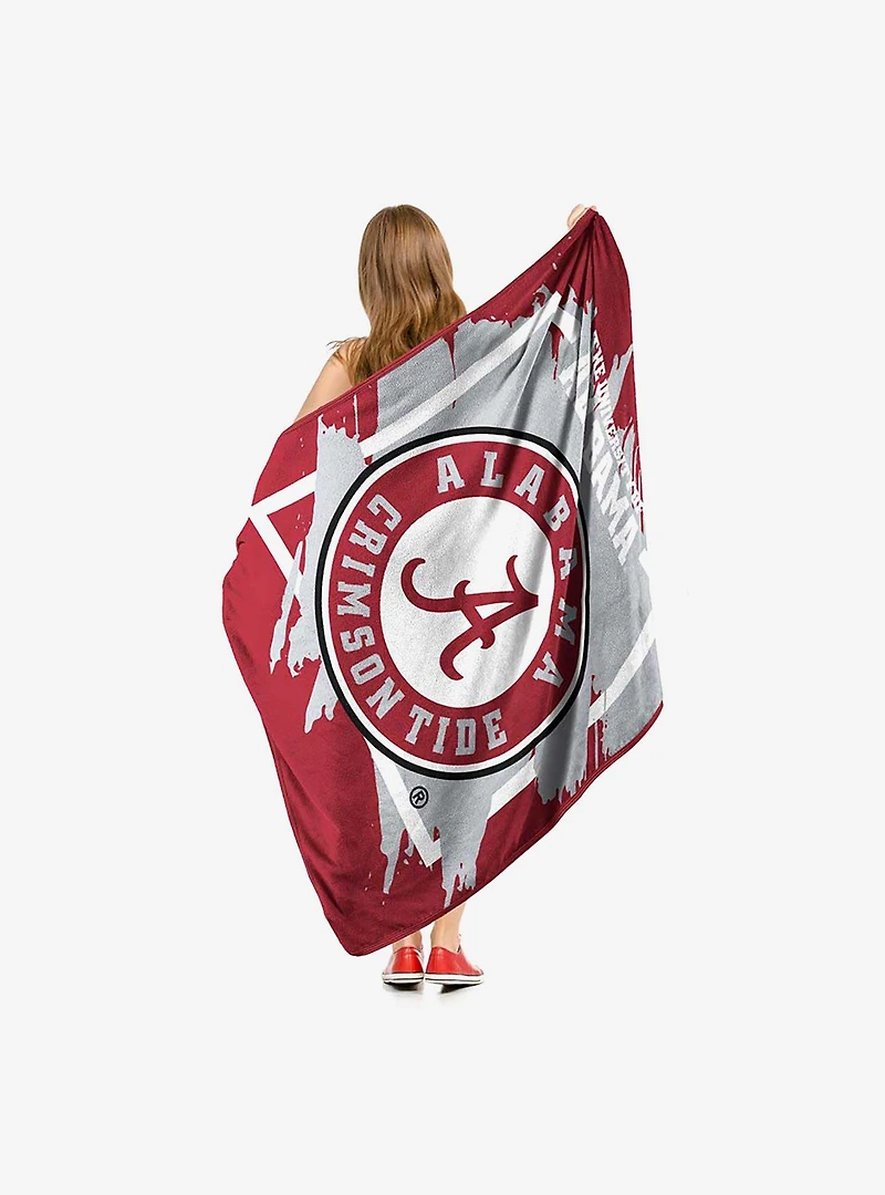 NCAA Alabama Dimensional Micro Raschel Throw Blanket