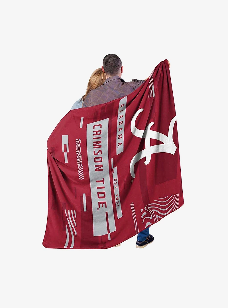NCAA Alabama Digitize Raschel Throw Blanket