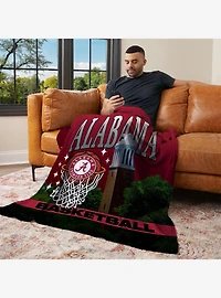 NCAA Alabama Crimson Tide BBall Love Silk Touch Throw Blanket