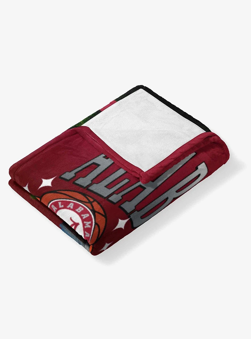 NCAA Alabama Crimson Tide BBall Love Silk Touch Throw Blanket