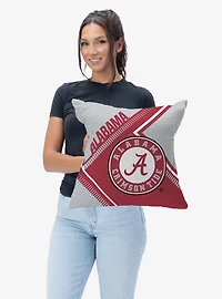 NCAA Alabama Crimson Tide Pulsewave Throw Pillow