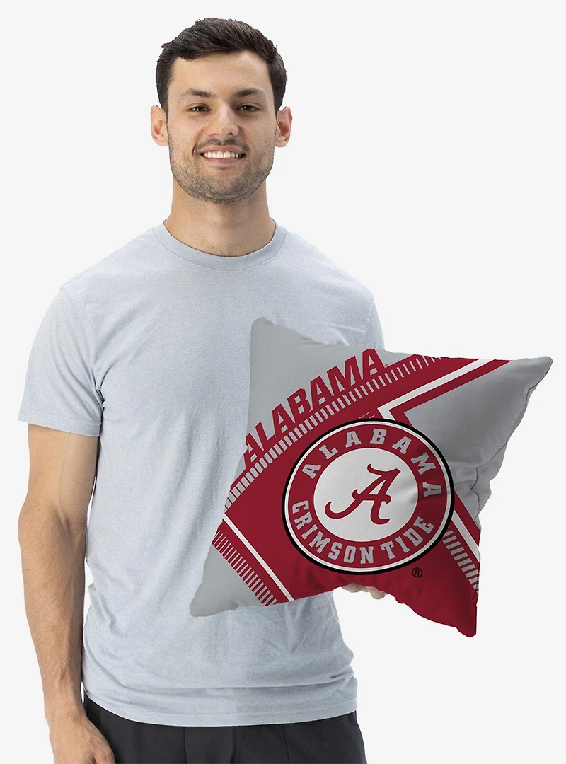 NCAA Alabama Crimson Tide Pulsewave Throw Pillow