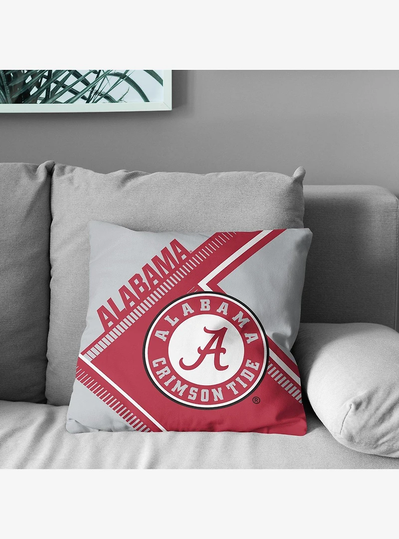 NCAA Alabama Crimson Tide Pulsewave Throw Pillow