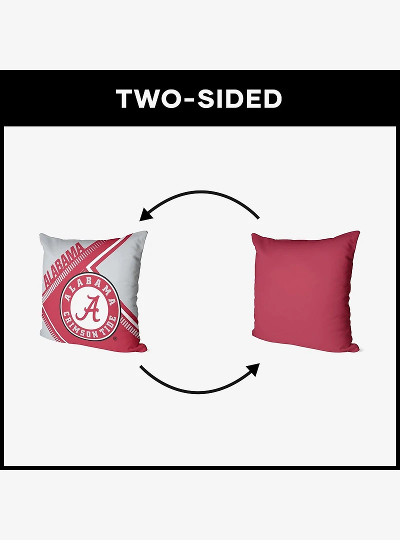 NCAA Alabama Crimson Tide Pulsewave Throw Pillow
