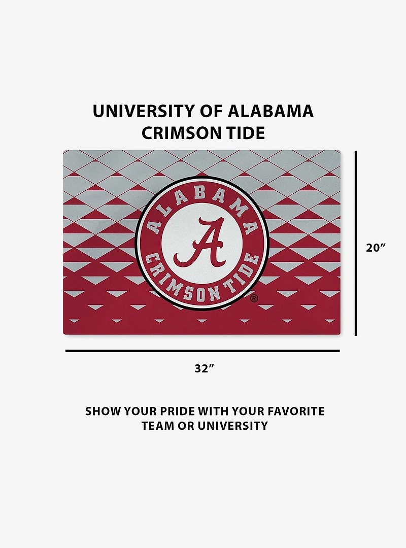 NCAA Alabama Crimson Tide Dropzone Washable Rug