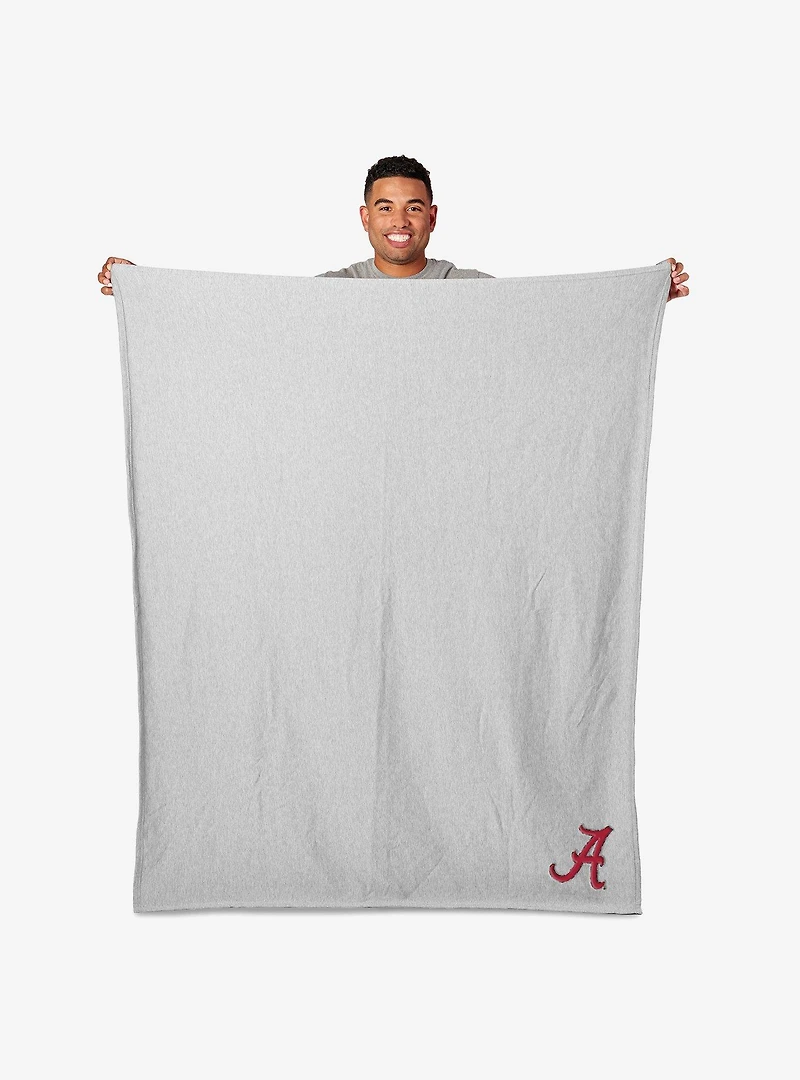 NCAA Alabama Crimson Tide Logo Sweatshirt Throw Blanket