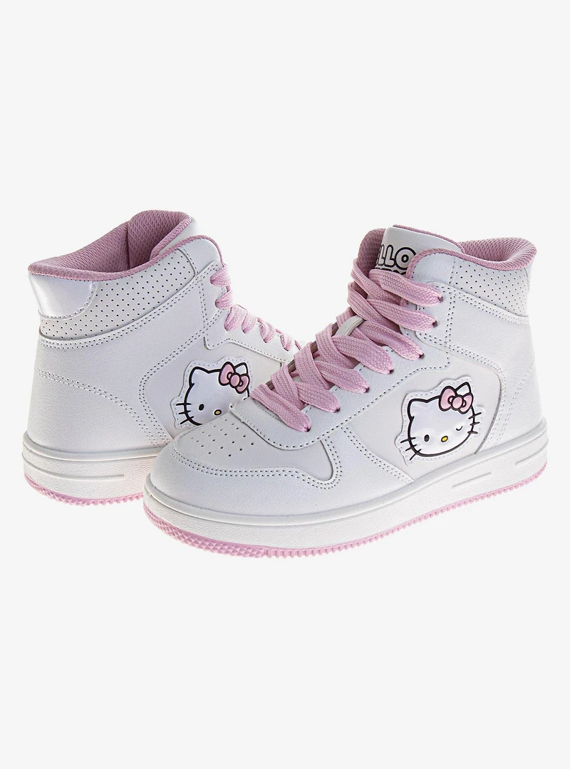 Hello Kitty High-Top Lace-Up Kids Sneakers
