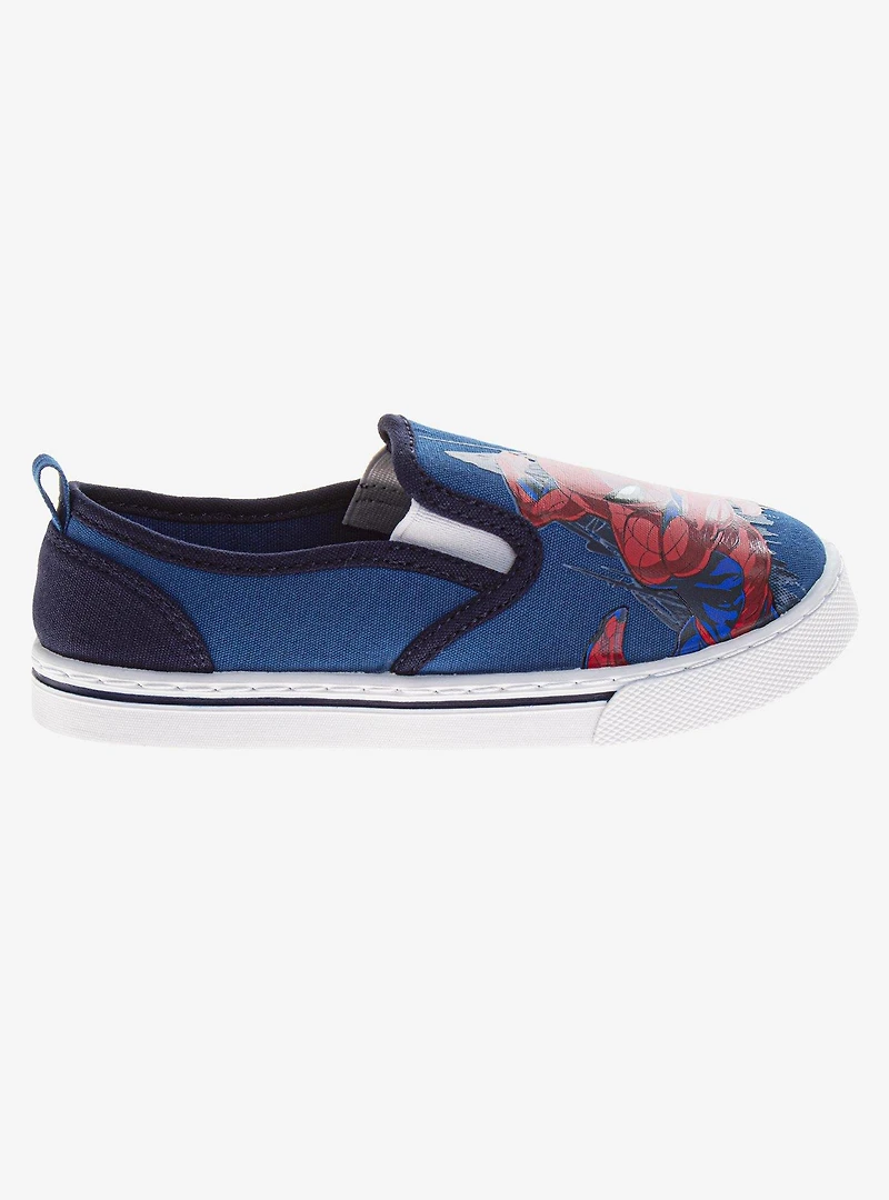 Marvel Spider-Man Canvas Slip-On Kids Sneakers