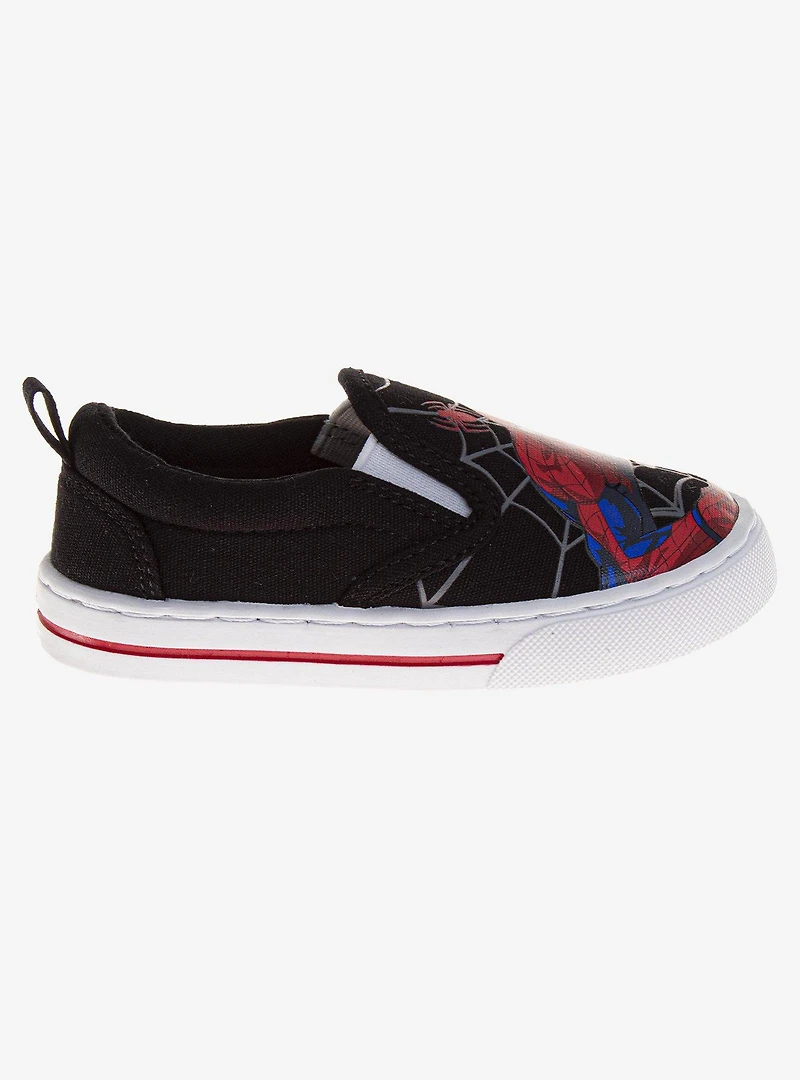 Marvel Spider-Man Canvas Slip-On Toddler & Little Kids Sneakers