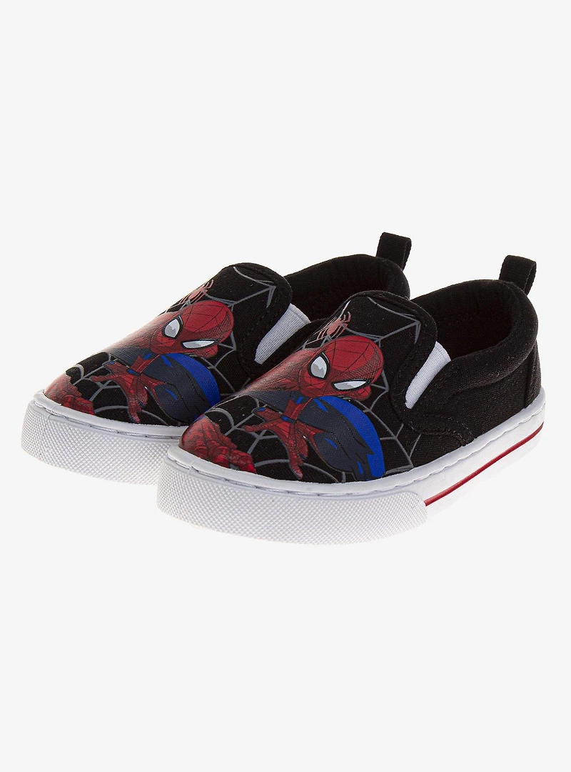 Marvel Spider-Man Canvas Slip-On Toddler & Little Kids Sneakers