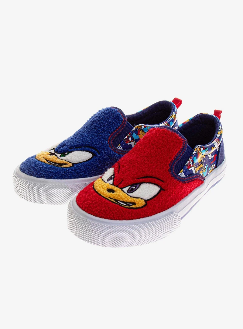 Sonic The Hedgehog Low-Top Canvas Toddler & Little Kids Sneakers