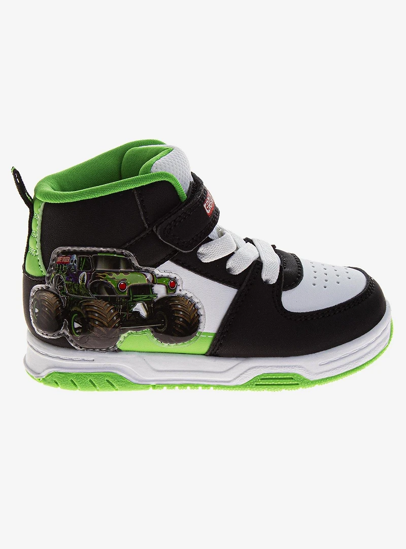Monster Jam Grave Digger High-Top Toddler & Little Kids Sneakers