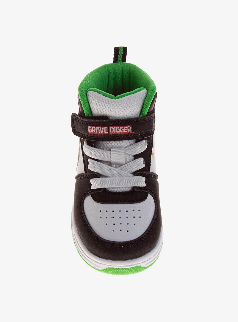 Monster Jam Grave Digger High-Top Toddler & Little Kids Sneakers