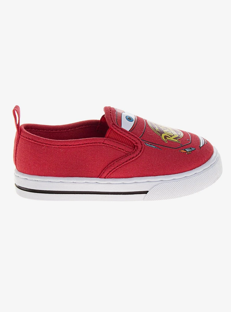 Disney Pixar Cars Lightning McQueen Mater Canvas Slip-On Toddler & Little Kids Sneakers
