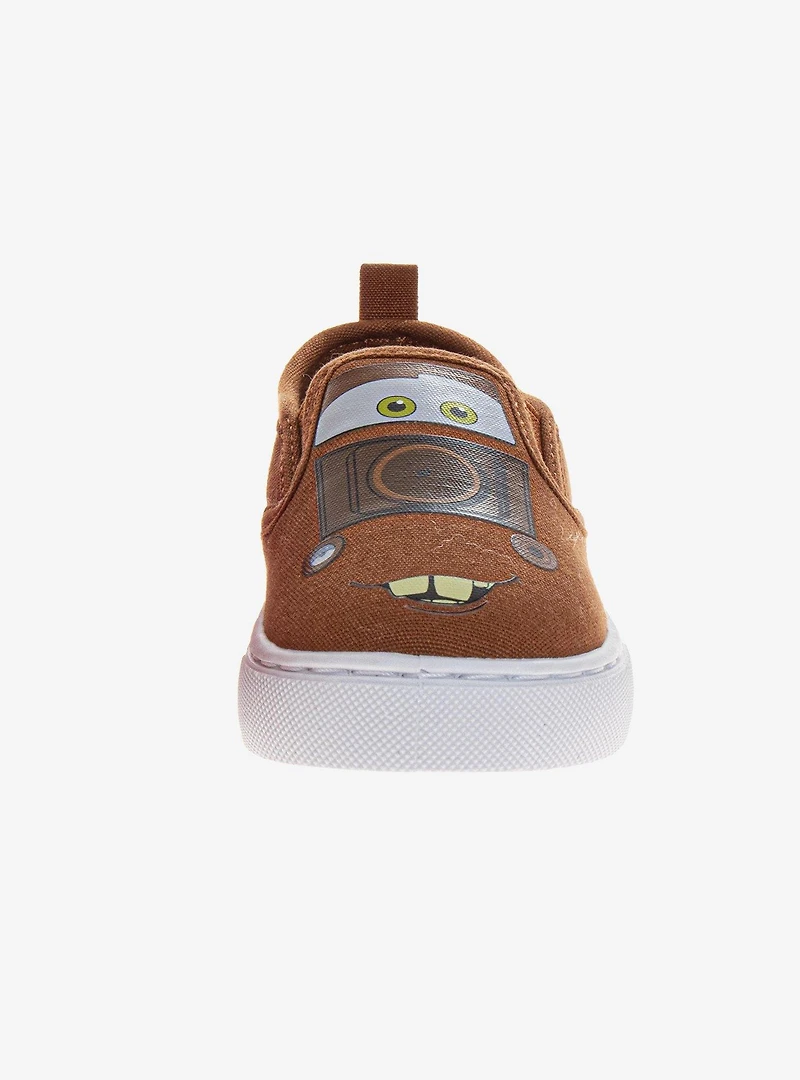 Disney Pixar Cars Lightning McQueen Mater Canvas Slip-On Toddler & Little Kids Sneakers