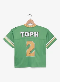 Avatar: The Last Airbender Toph Earth Kingdom Women's Cropped Football Jersey - BoxLunch Exclusive