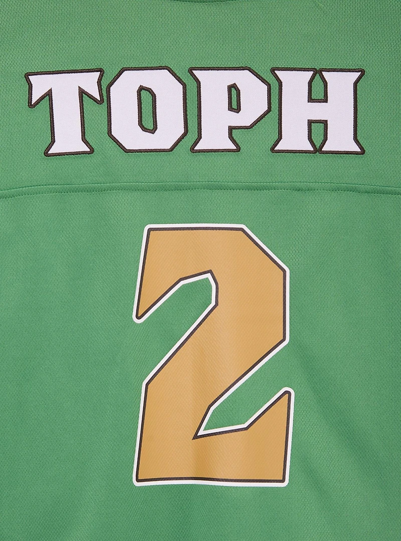 Avatar: The Last Airbender Toph Earth Kingdom Women's Cropped Football Jersey - BoxLunch Exclusive