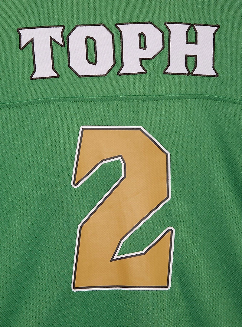 Avatar: The Last Airbender Toph Earth Kingdom Women's Plus Cropped Football Jersey - BoxLunch Exclusive